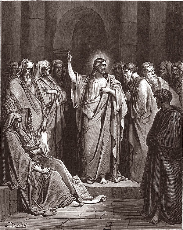 GESU NELLA SINAGOGA matteo 13,54